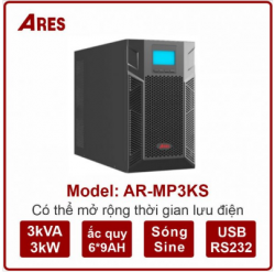 BỘ LƯU ĐIỆN UPS AR-MP3KS 3KVA/3KW ONLINE