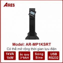 Bộ Lưu Điện ARES AR-MP1KSRT 1KVA/1KW True Online