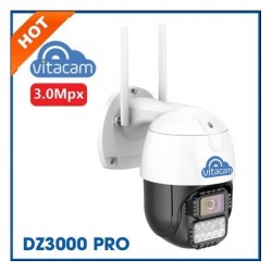 Camera IP WIFI ngoài trời VITACAM DZ3000 PRO xoay 355 độ, 3.0 Mp