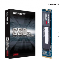 Ổ CỨNG SSD GIGABYTE 256GB M.2 2280 PCIE NVME GEN 3X4 (ĐỌC 1700MB/S, GHI 1100MB/S) - (GP-GSM2NE3256GNTD)