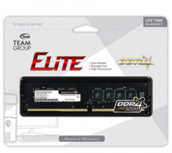 RAM DESKTOP TEAMGROUP ELITE (TED416G3200C22BK) 16GB (1X16GB) DDR4 3200MHZ 