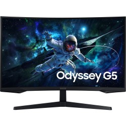 Màn Hình Gaming SAMSUNG Odyssey G5 G55C LS27CG552EEXXV (27.0 inch - 2K - VA - 165Hz - 1ms - FreeSync - HDR10 - Curved)