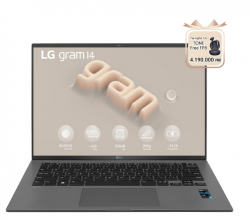 Laptop LG Gram 2023 14Z90R-G.AH53A5 (Core i5-1340P | 16GB | 256GB | Intel Iris Xe | 14 inch WUXGA | Win 11 | Grey)