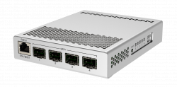 Switch Mikrotik CRS305-1G-4S + IN With 4x SFP+, 1 RJ45 MGMT, 2x DC slot