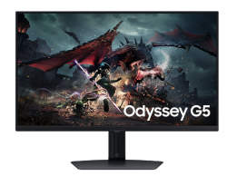 Màn Hình Gaming SAMSUNG Odyssey G5 G50D LS27DG502EEXXV (27 inch - IPS - 2K - 180Hz - 1ms)