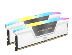 RAM CORSAIR VENGEANCE® RGB White 32GB (2x16GB) DDR5 5200Mhz (CMH32GX5M2B5200C40W)