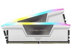 RAM CORSAIR VENGEANCE RGB 64GB (2x32GB) DDR5 5600Mhz White (CMH64GX5M2B5600C40W)