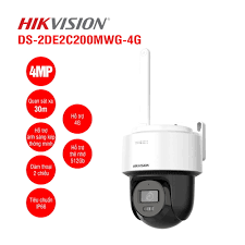 Camera IP Mini PT 4MP, 4G HIKVISION DS-2DE2C400MWG-4G