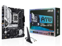 Mainboard Asus Prime B760M-AYW WIFI (Intel B760/ Socket 1700/ M-ATX/ 2 khe ram/ DDR5/ 2.5 Gigabit LAN)