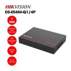 Đầu ghi IP 4 kênh tích hợp ổ cứng SSD Hikvision DS-E04NI-Q1