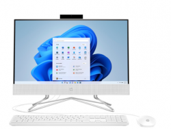 Máy tính để bàn HP AIO 22-dd2042d 9A8J7PA (Intel Core i5-1235U | 16 GB | 512 GB | Intel Iris Xe | 21.5 inch FHD | Win 11 | Trắng)