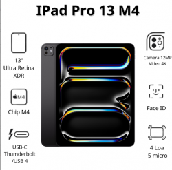 Máy tính bảng Apple IPad Pro 13 M4 Wifi (8GB/ 256GB/ Space Black/ MVX23ZA/A)