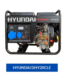 Máy Phát Điện 1.7KW – 2KW Chạy Dầu – Hyundai DHY20CLE