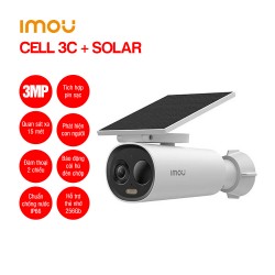  Camera Wifi dùng pin IMOU CELL 3C 3MP kèm tấm Solar