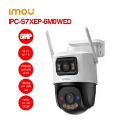 Camera Wifi ngoài trời 6MP iMOU IPC-S7XEP-6M0WED [2 ống kính, quay quét]