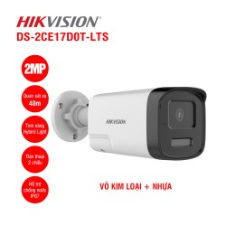 Camera HDTVI 2MP HIKVISION DS-2CE17D0T-LTS