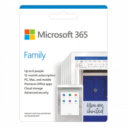 Phần mềm Microsoft 365 Family 32-bit/x64 All Languages 6GQ-00083 - Key điện tử