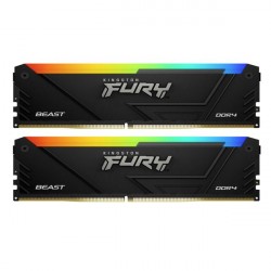 Ram desktop Kingston FURY Beast 64GB (2x32GB) DDR4 3600MHz (KF436C18BB2AK2/64) (DDR4/ LED RGB/ Non-ECC)