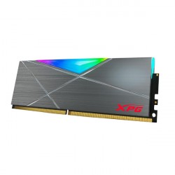 Ram desktop Adata XPG Spectrix D50 RGB Grey (AX4U32008G16A-ST50) 8GB (1x8GB) (DDR4/ 3200 Mhz/ LED RGB/ Tản nhiệt/ Non-ECC