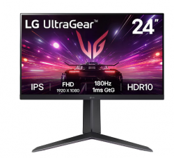 Màn Hình Gaming LG UltraGear 24GS65F-B (23.8 inch - IPS - FHD - 1ms - 180Hz)