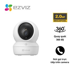 Camera Wifi Ezviz H6C Pro 2MP (Gọi điện qua app, quay quét, đêm full màu)