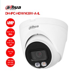 Camera IP 4MP Dome DAHUA DH-IPC-HDW1439V-A-IL