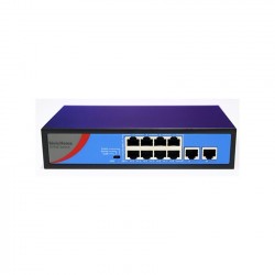 Switch POE SinicHome SINIC-3108POE/8 POE/ 2 UPLINK/100M/96W