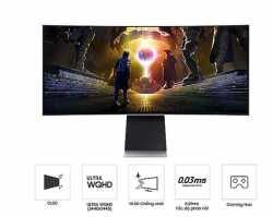 Màn Hình Gaming SAMSUNG Odyssey OLED G8 G85SD LS34DG850SEXXV (34 inch - OLED - UWQHD - 175Hz - 0.03ms - Cong)