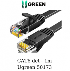 Cáp mạng đúc sẵn Cat6 dẹt dài 1m chính hãng Ugreen 50173 cao cấp