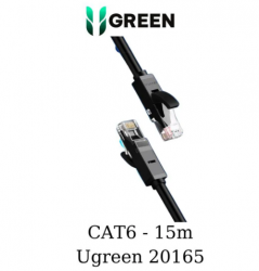 Cáp mạng CAT6 15m (màu đen) cao cấp Ugreen 20165