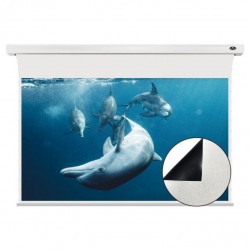 Màn chiếu điện Tab-tensioned Vividstorm VMSLWA110H 110 Inch (16:9) – All White