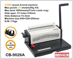 Máy đóng sách BOSSER CB-9026A