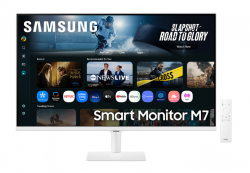 Màn Hình thông minh SAMSUNG LS32FM701UEXXV (32 inch - VA - 4K - 60Hz - 4ms - Speaker - màu trắng)
