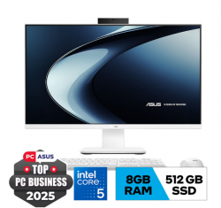 Máy tính để bàn All in one ASUS V440VAT-WPD042W (i5 13420H/ 8GB/ 512GB SSD/ 23.8inch/ Touch/ Key + Mouse Wireless/ Win11/ White/ 2Y)
