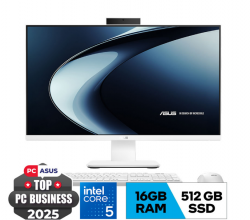 Máy tính để bàn All in one Asus V470VAK-WPE076W (Intel Core i5 13420H | 16GB | 512GB | 27 inch FHD | CAM/MIC | WF6E/BT/WL | KB&M | Win 11 | Trắng)