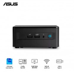 Máy tính Mini PC Asus NUC 13 Pro Tall RNUC13ANHH500000I (i5-13420H/ 2xDDR4-3200 / 3xNVMe, SATA/ 2x HDMI 2.1/2x Thunderbolt/ VESA MOUNT)