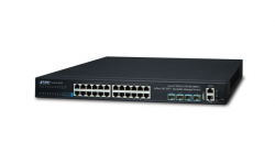 Switch Planet SGS-6341-24T4X, Core Switch Layer 3 24-Port 10/100/1000T + 4-Port 10G SFP+ Stackable Managed Switch