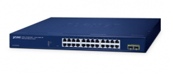 Thiết bị chuyển mạch 24-Port 10/100/1000T + 2-Port 1000X SFP Web Smart Ethernet Switch  GS-2210-24T2S