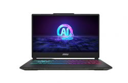 Laptop Gaming MSI Cyborg 15 AI A1VEK-245VN (Intel Core Ultra 5 135H | RTX 4050 6GB GDDR6 | 15.6 inch FHD | 16GB | 512GB | Windows 11 Home SEA | Đen)