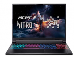 Laptop Acer Gaming Nitro 16 AI ProPanel AN16S-61-R5F4 NH.QXFSV.001 (Ryzen AI 7 350 | RTX 5060 | 16" FHD+ IPS 180Hz 100% sRGB | Win 11 | Đen)