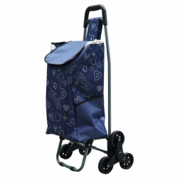 Xe kéo đi chợ leo cầu thang kèm túi tiện lơi FUJIHOME ST-30D6