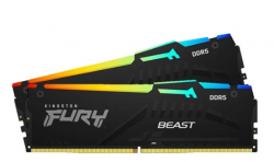 RAM Kingston FURY Beast RGB 64GB (2x32GB) DDR5 5600Mhz (KF556C40BB2AK2-64)