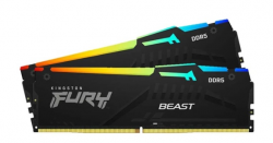 RAM PC Kingston FURY Beast RGB 32GB (2x16GB) DDR5 6000Mhz (KF560C36BBE2AK2-32WP)