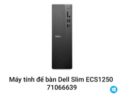 Máy tính để bàn Dell Slim ECS1250 71066639 (Ultra 5 225/ 16GB/ 512GB SSD/ Wifi + BT/ Key/ Mouse/ Win11/ 1Y)