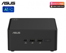 Bộ Mini PC Asus NUC 15 PRO Tall RNUC15CRHU700000I (Intel Core Ultra 7 255H | 2xDDR5-6400 | 2xNVMe,SATA | 2x HDMI 2.1 | 2x Thunderbolt | VESA MOUNT | Black)