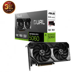 VGA ASUS Dual GeForce RTX 5060 OC Edition 8GB GDDR7 (DUAL-RTX5060-O8G)