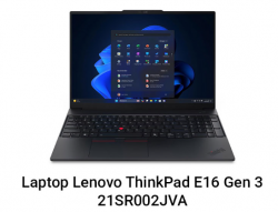Laptop Lenovo ThinkPad E16 Gen 3 21SR002JVA (Intel Core Ultra 5 225U | 16GB | 512GB SSD | Intel Graphics | 16 inch WUXGA IPS | No OS | Đen)