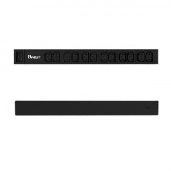 Thanh Phân Phối Điện Panduit - PDU Cơ Bản - 16A - (12)C13 - IEC Inlet - Đen / E12B01M