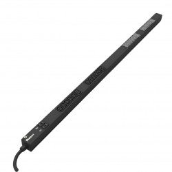 Thanh Phân Phối Điện Panduit - PDU Cơ Bản - 16A - (24)C13, (6)C19 - IEC 60309 2P+N+E 6h IP44-3M - Top Fed - Đen / E30B13M