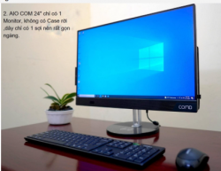 Máy tính All In One COMD AIO238-COMD61120i7 – Intel Core i7-12700/8GB/SSD 512GB/23.8" FHD